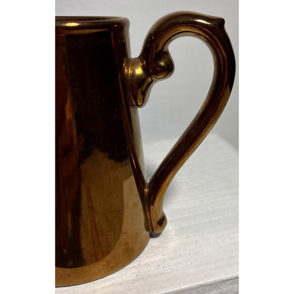 Vintage Gibsons Copper Lustre Creamer & Sugar Bowl Set - Picture 12 of 16